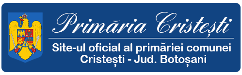 Primăria Comunei Cristesti – Botosani Logo